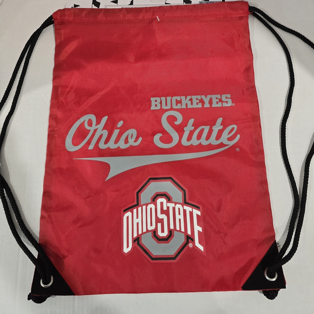 OHIO STATE Red Drawstring Bag